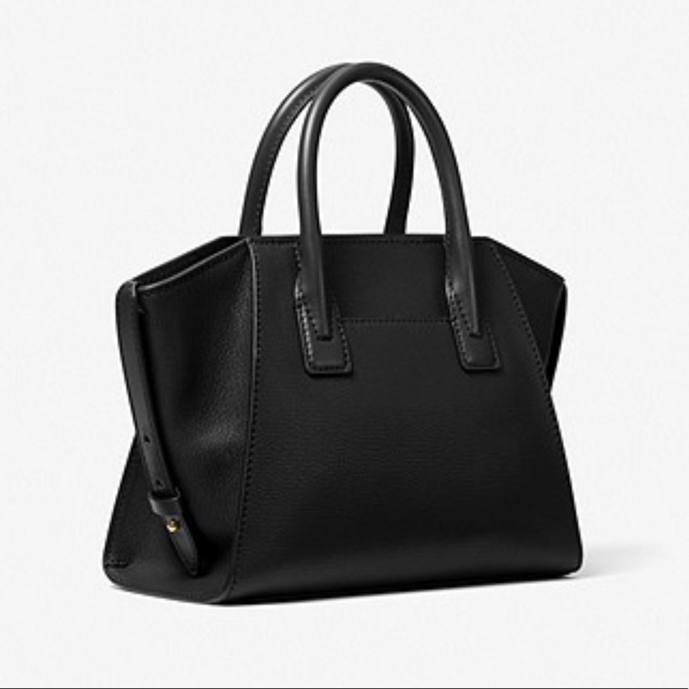 MICHAEL KORS Avril Small Leather Top-Zip Satchel NWT - Picture 3 of 16